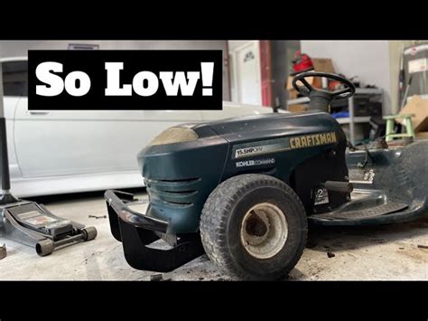 Lowered Lawn Mower