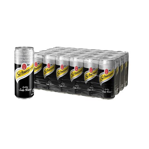 Schweppes Soda Water 325ml Case Of 24 Boozyph