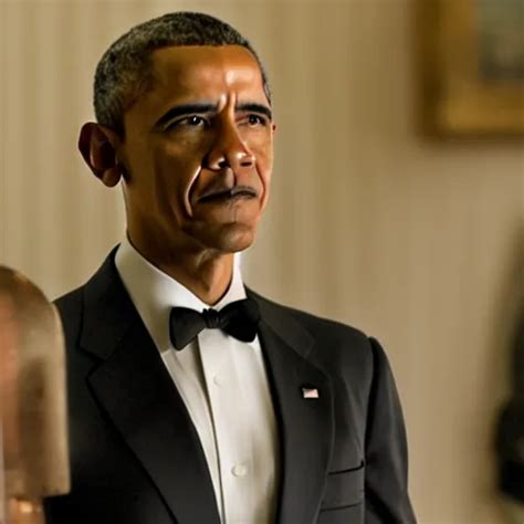 Movie Still Of Barack Obama In Westworld Stable Diffusion