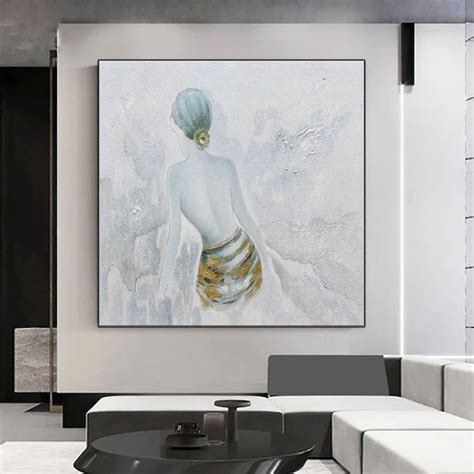 Nude Impasto Art Etsy Uk