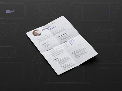 Graphic Design Portfolio Resume 2024 Behance