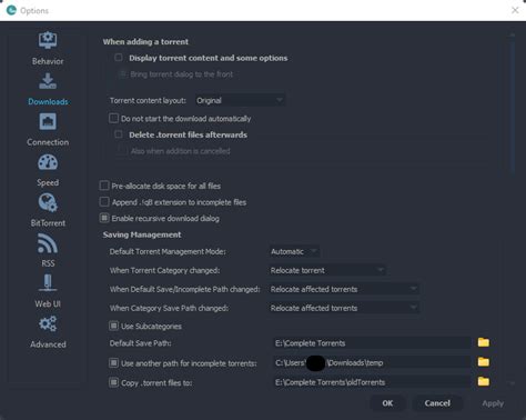 Use another path for incomplete torrents BUG · Issue #16826 ...