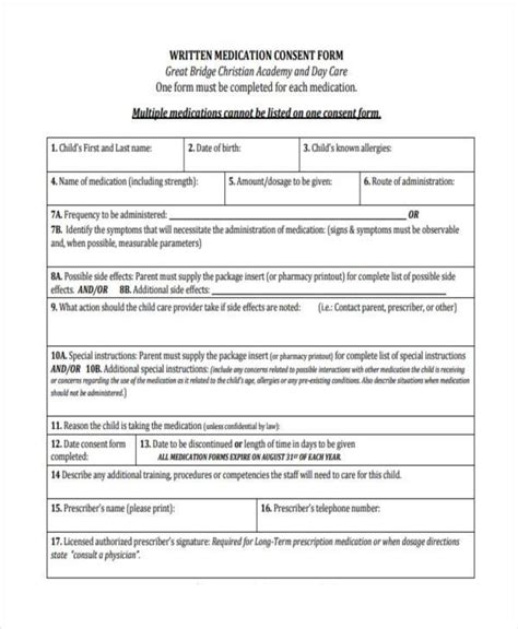 Free Consent Form Samples Pdf Ms Word Google Docs Excel