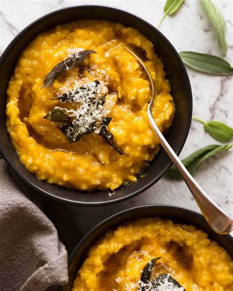 Creamy Baked Pumpkin Risotto Recipetin Eats