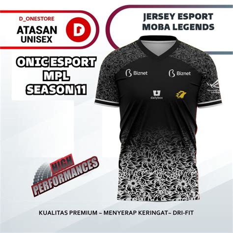 Jersey ONIC ESPORT MPL S 11 2023 Free Nickname Lazada PH