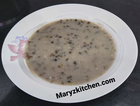 Black Urad Rice Dal Porridge Ulundhu Kanji Mary S Kitchen