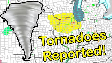 Severe Weather Update Tornado Warnings And Watches Issued And Strong