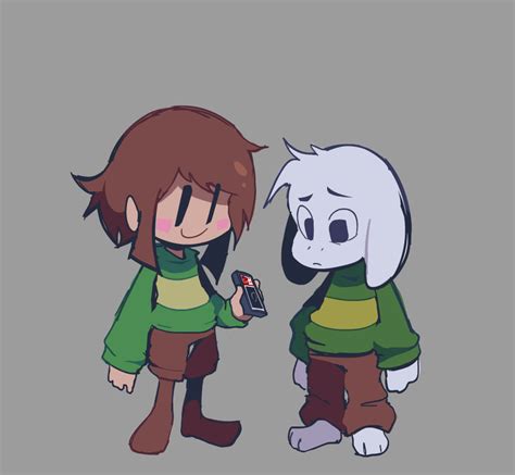 chara and asriel by TheShammah on Newgrounds