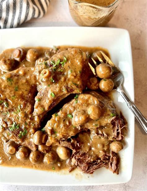 Pot Roast With Mushroom Gravy The Menu Maid