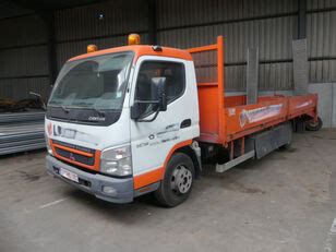 Buy Mitsubishi Mitsubishi Canter Fuso Flatbed Truck By Auction Belgium