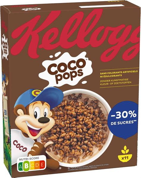 Céréales Coco Pops Kelloggs 350g Amazonfr Epicerie