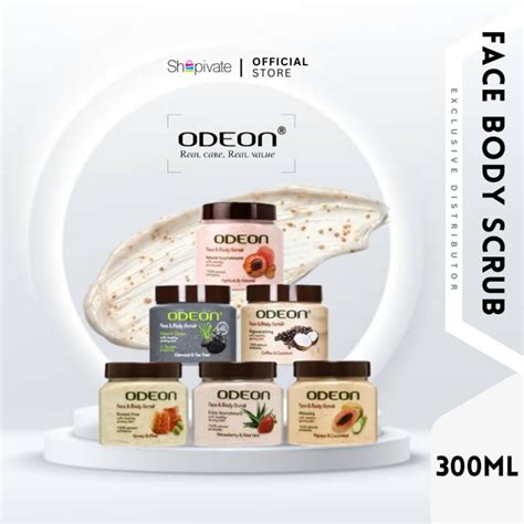 Odeon Face And Body Scrub 300ml Lazada