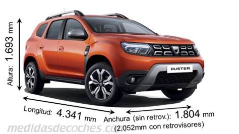 Medidas Del Nuevo Dacia Duster 2022 Con Fotos Dimensiones En Mm