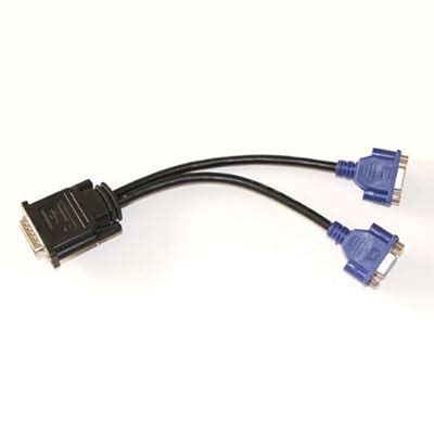 Buy AODE DMS 59 59 Pin Male To Dual VGA Female Y Splitter Video Card