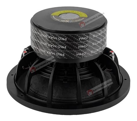 Sub Woofer De Competencia Carbon Audio W Doble Bobina Env O Gratis