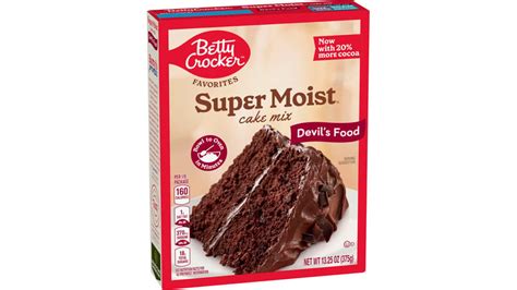 Betty Crocker Favorites Super Moist Devils Food Cake Mix 1325 Oz