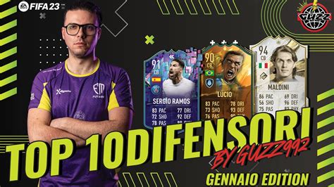 TOP 10 DIFENSORI CENTRALI DI FIFA 23 BY GUZZ992 GENNAIO EDITION YouTube