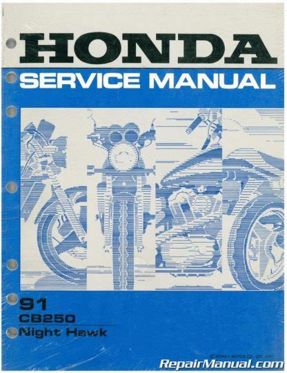 Used 1991 Honda CB250 Nighthawk Service Manual