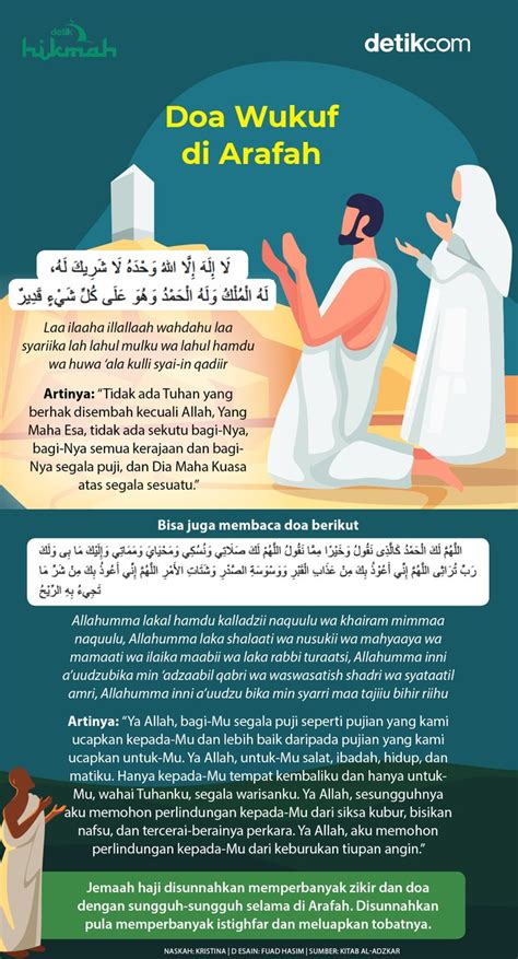 Bacaan Doa Ketika Wukuf Di Arafah Sesuai Sunnah