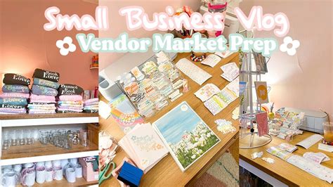 Prepping For My 1st Vendor Market Of 2024 Studio Vlog 006 Small