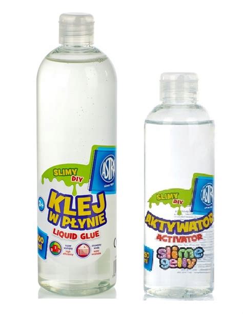 ZESTAW ASTRA KLEJ PVA 500ml AKTYWATOR SLIME 250ml 9040790374 Allegro Pl