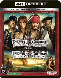 Pirates Of The Caribbean On Stranger Tides 4K Blu Ray Pirates Des