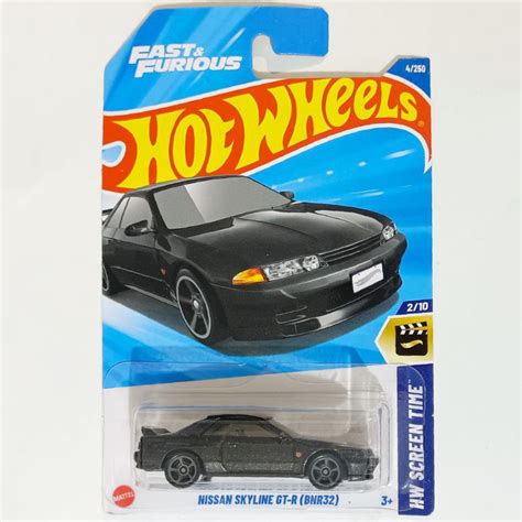 Hot Wheels Nissan Skyline Gt R Bnr Black Fast Furious Shopee