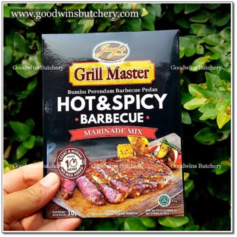 Jual Jay S Grill Master Bbq Hot Spicy Marinade Mix G Jays Seasoning