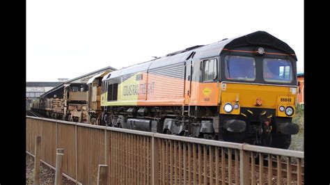 Class 66 66849 Passes Through Newton Abbot 07 09 20 YouTube