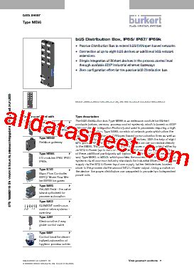 ME63 Datasheet(PDF) - Christian Bürkert GmbH & Co. KG