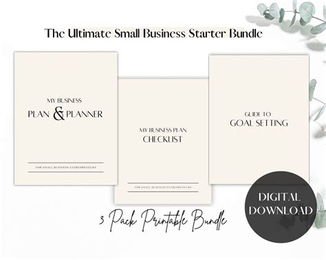 Ultimate Business Planner For Solopreneur Printable Business Planner