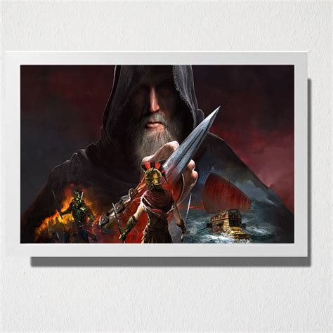 Quadro A3 Assassins Creed Odyssey Elo7 Produtos Especiais