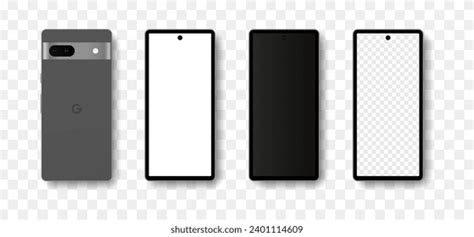 Phone Screen Google Pixel 8 Mockup Stock Vector (Royalty Free ...