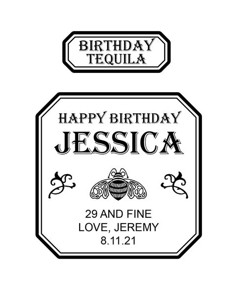 Patron Label Template