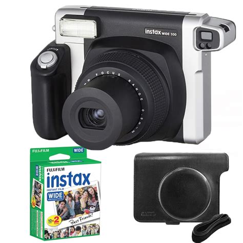 Aliexpress.com : Buy Fujifilm Instax Wide 300 Film Camera Black + 20 Sheets Fuji Instant 210 ...