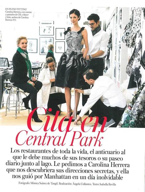 Carolina Herrera Vogue Es Carolina Herrera Vogue Spain Editorial