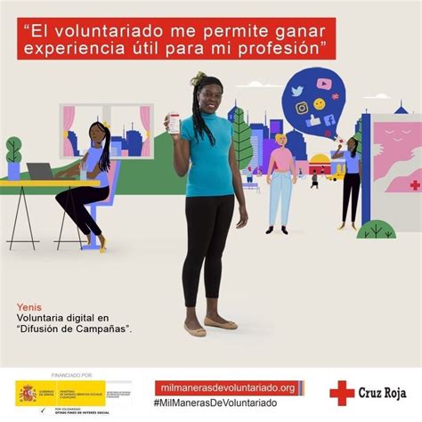 Cruz Roja lanza la campaña MilManerasdeVoluntariado