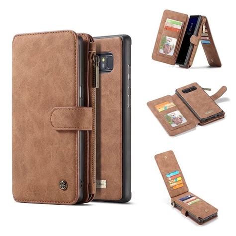 Caseme Multi Wallet Kort Samsung Galaxy Note Sm N F Brun