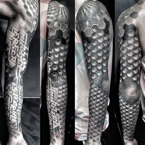 Beard Progression Photos Tattoos Amazing Tattoo Hexagon Sleeve