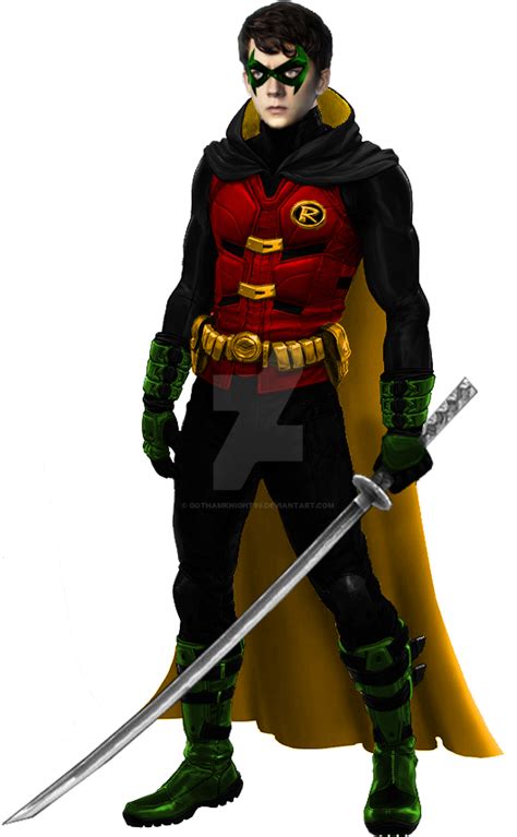 Robin (Damian Wayne) by GOTHAMKNIGHT99 on DeviantArt