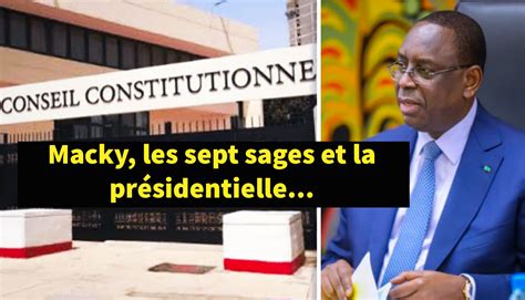 1 Report Le Conseil Constitutionnel Dit NonMais Macky