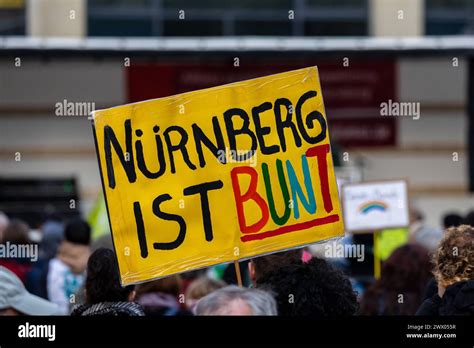 Demonstration Gemeinsam gegen Rechtsextremismus in Nürnberg Ver di ruft