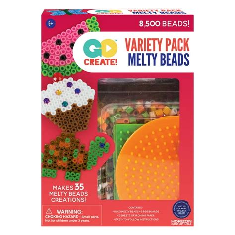 Go Create Melty Beads Variety Pack Colorful Bead Art Arts And Crafts