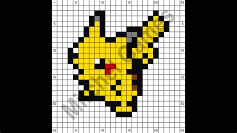 25 Pikachu Pixel Art Pokemon Pixel Art Minecraft Pixel Art Porn Sex