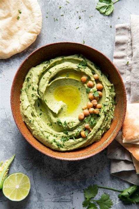 Cilantro Jalapeño Hummus Easy Homemade Recipe Modern Crumb