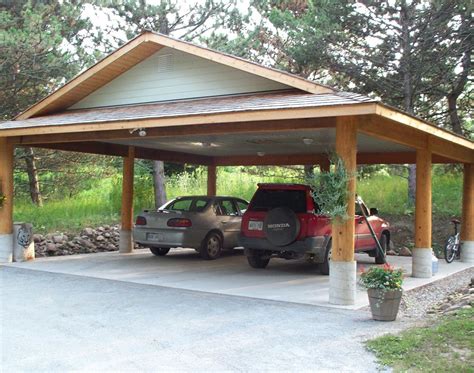 I Ve Always Appreciated The Simplicity Of This Simple Log Post And Beam Carport I Designed Many