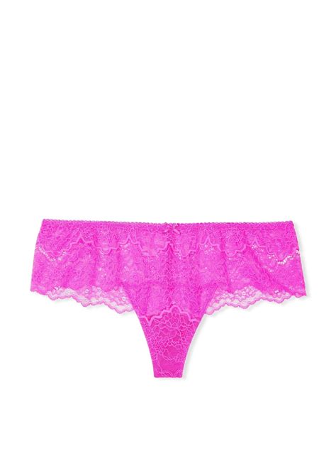 Трусики Lace Hipster Thong Panty Pink Berry купити оригінал у Києві ціна в Україні — Secretangel ️