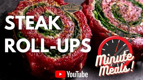 How To Make Steak Roll Ups ⏰ One Minute Recipe Youtube