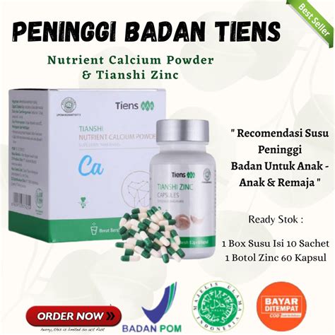 Jual Bisa Cod Instant Peninggi Badan Tiens Original Paket Susu Nhcp