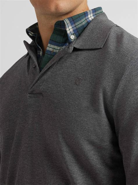 POLO MELANGE M L GRIS